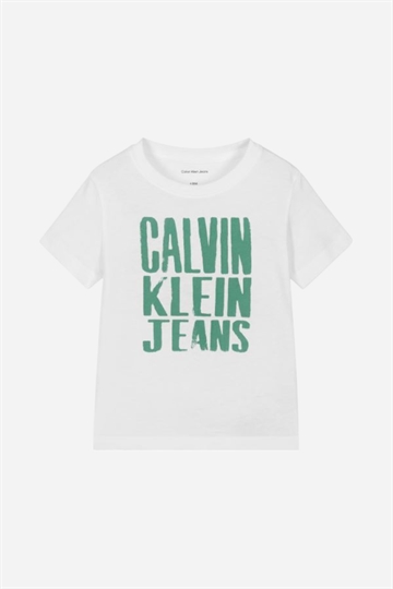 Calvin Klein Slogan Graphic T-shirt - Bright White